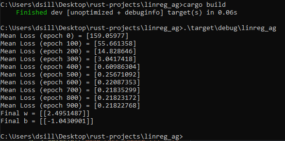 Cmd Line Results